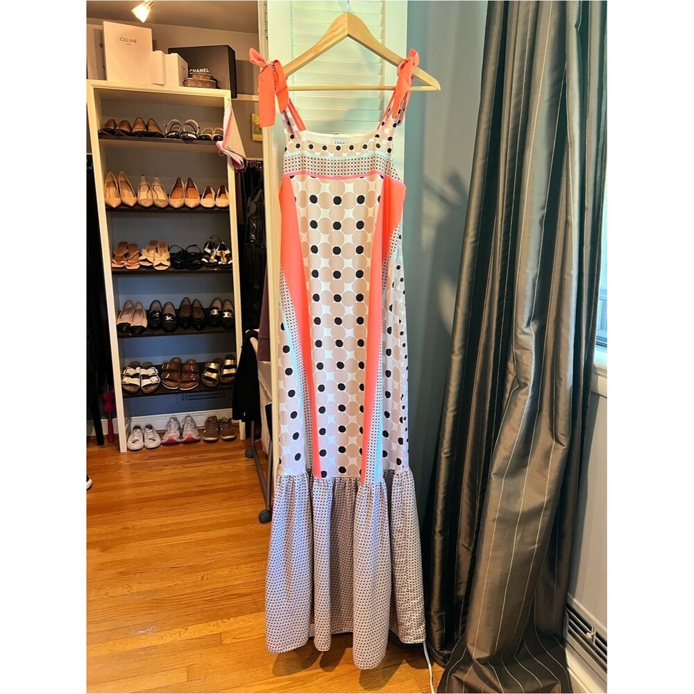 Geometric Floral Maxi Dress